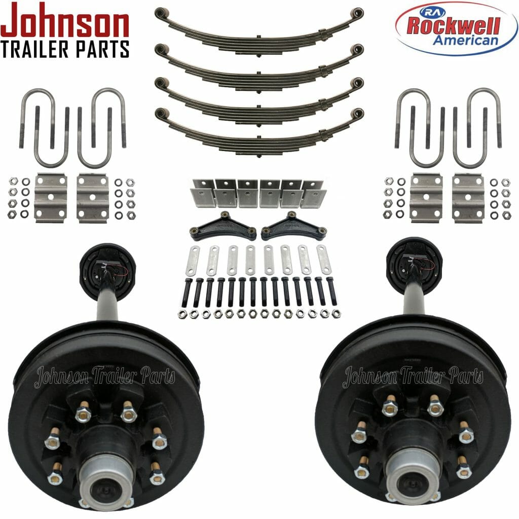 Tandem Lb Electric Brake Trailer Axle Kit Johnson Trailer Parts